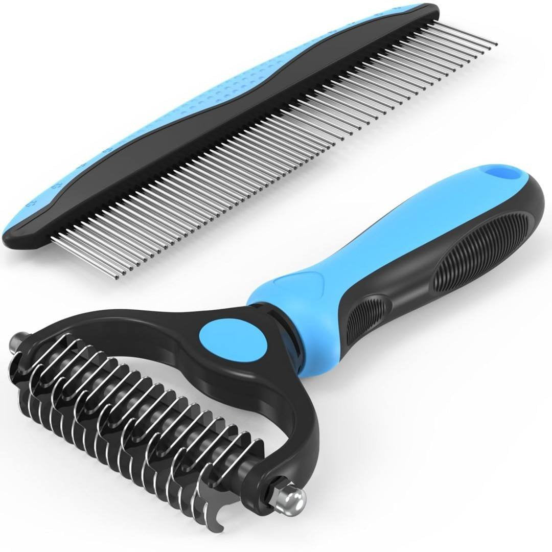Pawtiva 4-in-1 Deshedding Grooming Kit